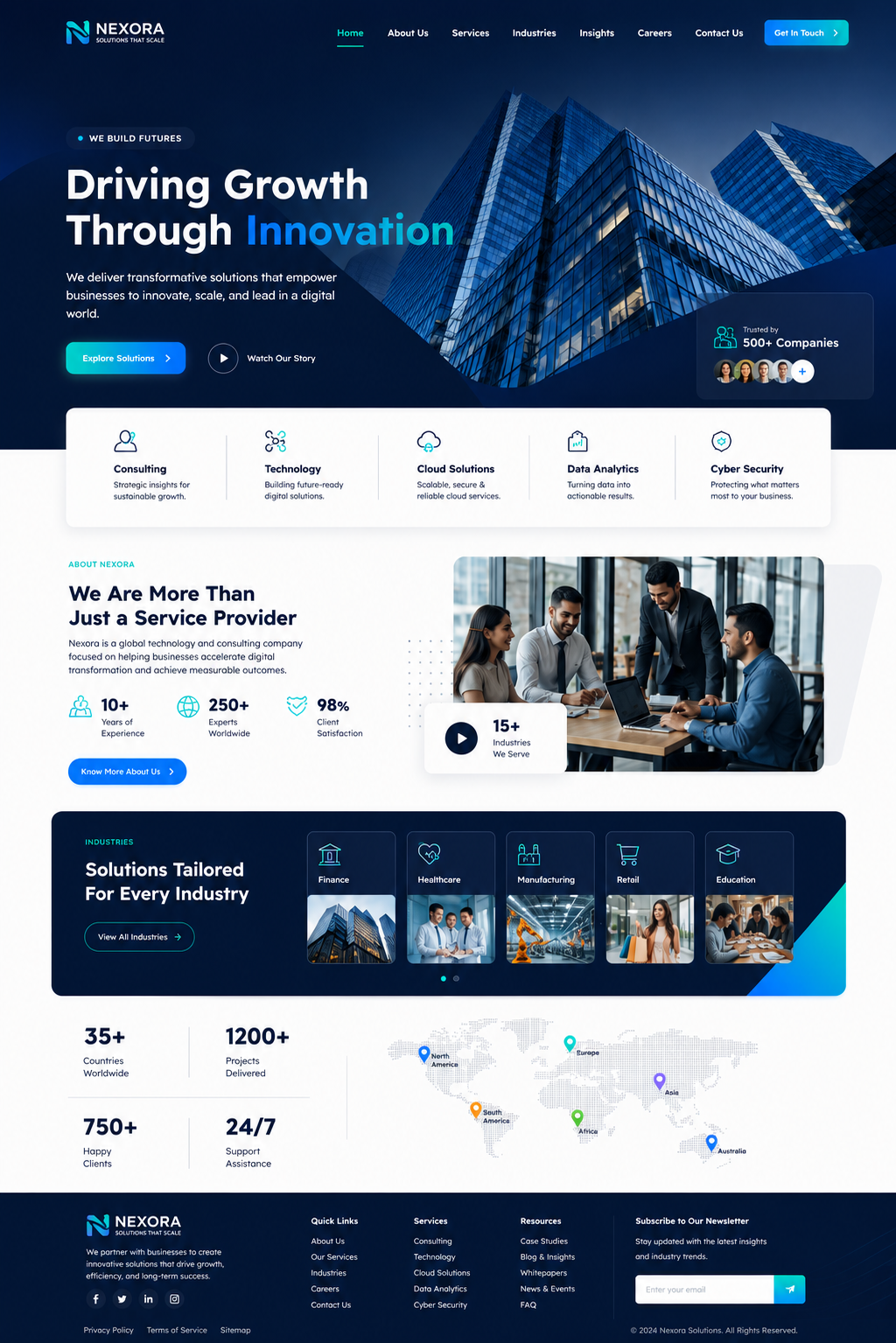 Social media campaign featured project